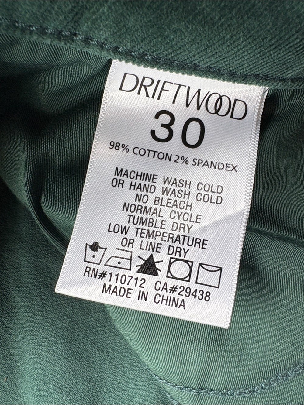Driftwood Farrah Floral Embroidered Corduroy Flare Jeans Womens Size 30 x 32 - Picture 4 of 13